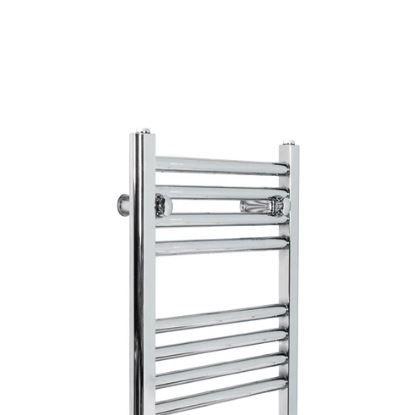 Chrome Bathroom Central Heating Towel Rail Straight Designer Ladder Radiator Warmer - Image 4